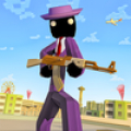 Stickman Mafia Theft Gangster Blocky City Mod