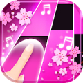 Flower Pink Piano Tiles - Girly Butterfly Songs Mod