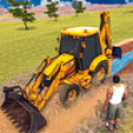 Excavator Tractor and JCB Game icon