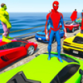 Spider hero Cars Stunt Games‏ Mod