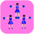 Cheerleader Formation Run 3D Mod