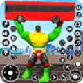 Incredible Monster Muscle Green Hero City Battle Mod