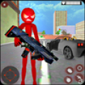 Stickman Monster Rope Hero: City Crime Simulator Mod