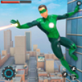Flying Miami Rope Hero Vice 3D icon