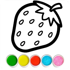 Fruits and Vegetables Coloring Mod Apk [Remove ads][Mod speed]