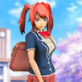 anime High sekolah gadis sakura simulator Games 3d Mod