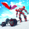Flying Bat Bike Robot Games 3D Mod