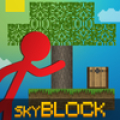 Stickman vs Multicraft: Skyblock Craft Mod