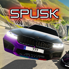 Car Crash Stunt ramp: Spusk 3D icon