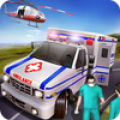 ambulância e helicóptero Mod