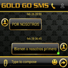 THEME FOR GO SMS BLACK GOLD Mod