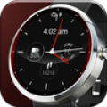 Red Lava Analog Watch Face‏ Mod