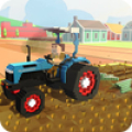 Blocky Farm: Field Worker SIM icon
