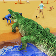 Hungry Crocodile Beach City Attack Simulator 2019 Mod Apk