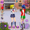Gadis-Anime SMA Sword Memerangi Permainan 2018 Mod