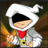 white Ninja: B Ninja Jump Run Battle Adventures icon