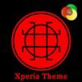 Черный & Красный Xperia™ Тема Mod