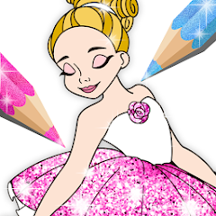 Ballet Color Glitter for Girls icon