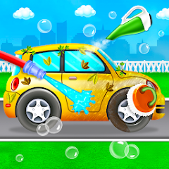 Auto car wash garage game Mod Apk