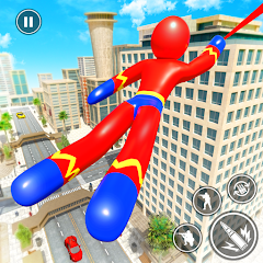 Stickman Rope Superhero Game Mod Apk