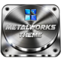 Next Launcher Theme Metalworks‏ Mod