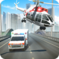 Ambulancia y helicóptero Hero Mod
