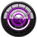 FELICITAS Designer Clock Widget purple / violet‏ Mod