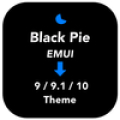 Black Pie Theme for EMUI 9 / 9 icon