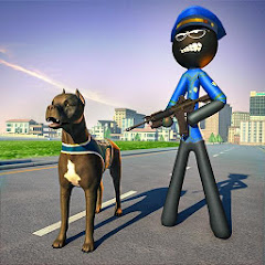 Stickman Police Dog Chase Mod Apk
