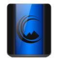 Carter Blue Black Icon Pack icon