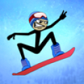 Stickman Snowboarder icon