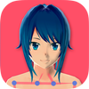 Anime Girl Pose 3D icon