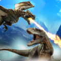 Dragon vs Dinosaur Hunter: Dinosaur Games Mod