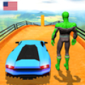 Superhero Car Stunts Races icon