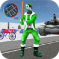 Santa Claus Rope Hero Vice Town Fight Simulator Mod