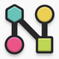 noded - minimalist puzzle icon