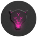 Pink-In-Black - icon pack‏ Mod