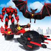 Flying Bat Robot Bike Transforming Robot Games Mod Apk