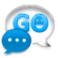 GO SMS Pro Cobalt Glass Theme Mod