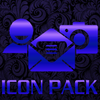 ICON PACK BLUE METAL THEME Mod