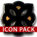 TYCOON GOLD HD Icon Pack orange black‏ Mod