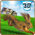Pet Tavşan vs Köpek Saldırı 3D Mod