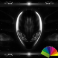 Alien Silver Xperien Theme icon