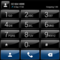 Dialer theme G Black Blue Mod