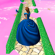 Cinderella on road to the ball. Mod