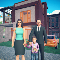 Virtual Dad Life Simulator - Happy Family Games 3D Mod