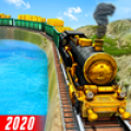 Gold Transport City Train Game icon