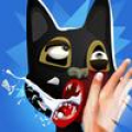 Slap Champ Cartoon Cat 3D icon