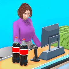 Supermarket Cashier Games 3D MOD