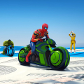 Superhero Tricky Bike Race Mod